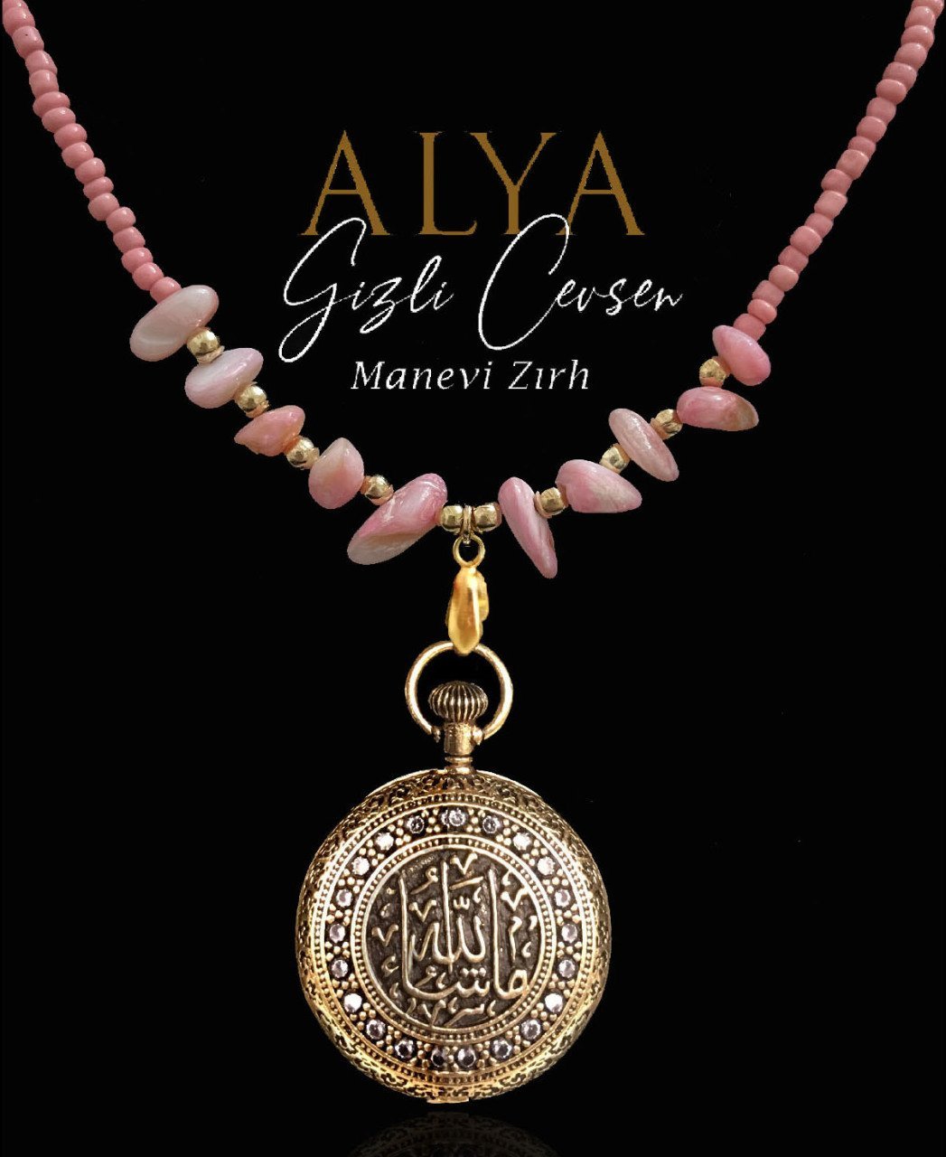 Pembe Kuvars Taşlı Çocuk Gizli Cevşen