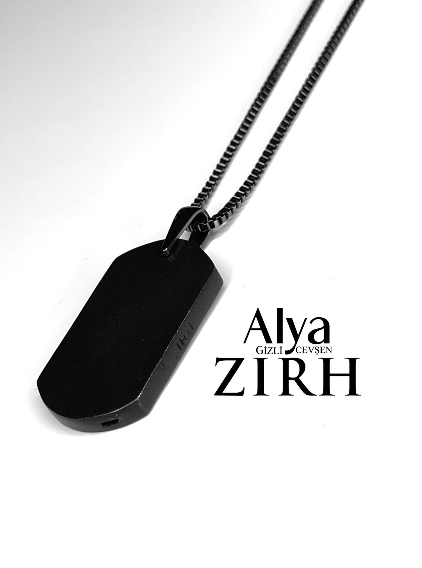 Erkek Künye Zırh Cevşen kolye