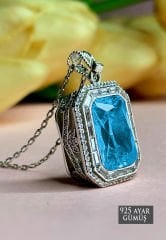 Baget Turkuaz Taşlı Baget Cevşen