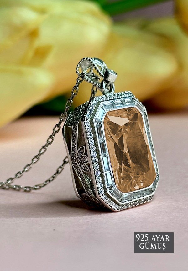 Baget Gümüş Sitrin Renkli Cevşen