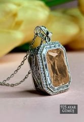 Baget Gümüş Sitrin Renkli Cevşen